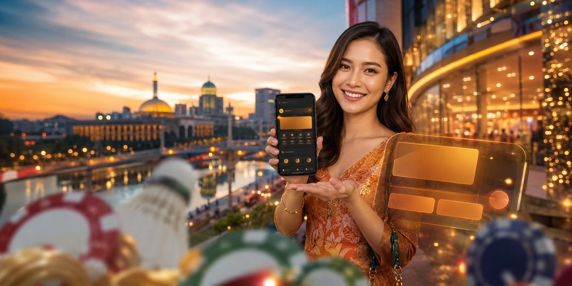Pengguna Putrajaya mengakses aplikasi kasino dan sukan langsung melalui platform 9700